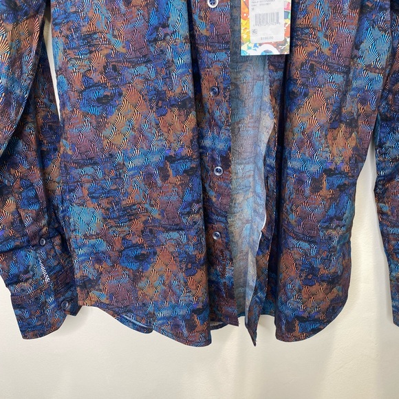 ROBERT GRAHAM Lewisville Long Sleeve Shirt Size M - Picture 8 of 9